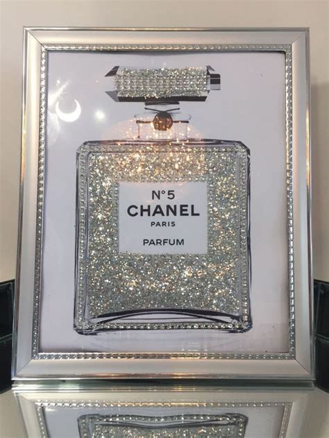 chanel perfume picture frame.